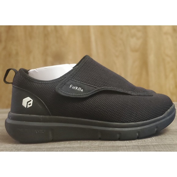 FitVille Other - FitVille Marca Diabetic Shoes Mens Size 10.5 EEW Black